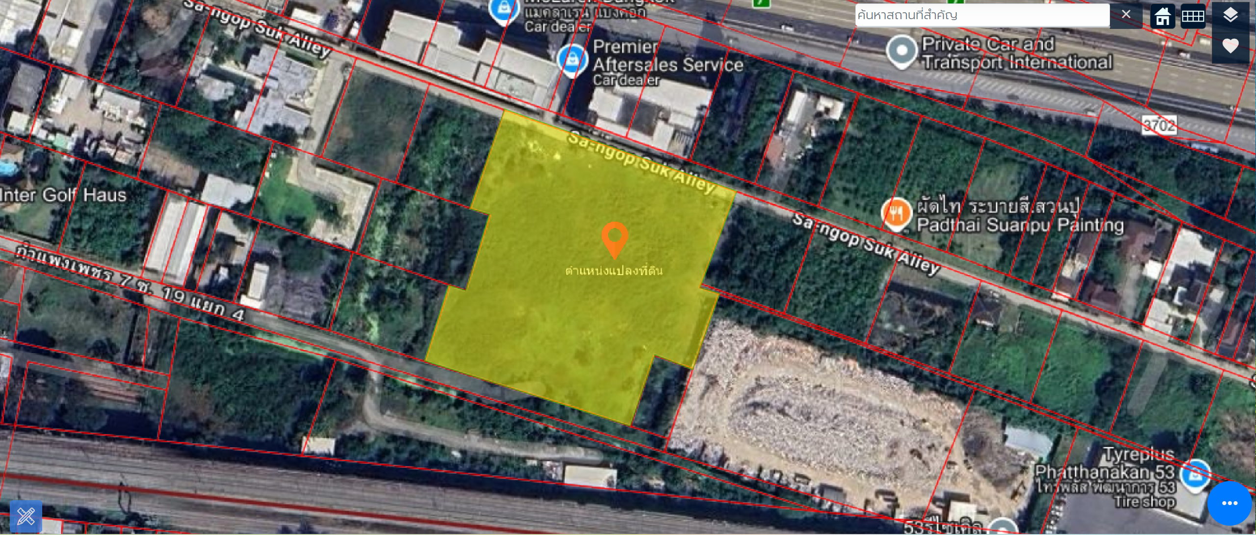 Luxury Land for Sale - Pattanakarn 53, Hua Mak  7-3-92 Rai